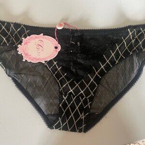 Cake Maternity – Black & Gold Maternity Brief